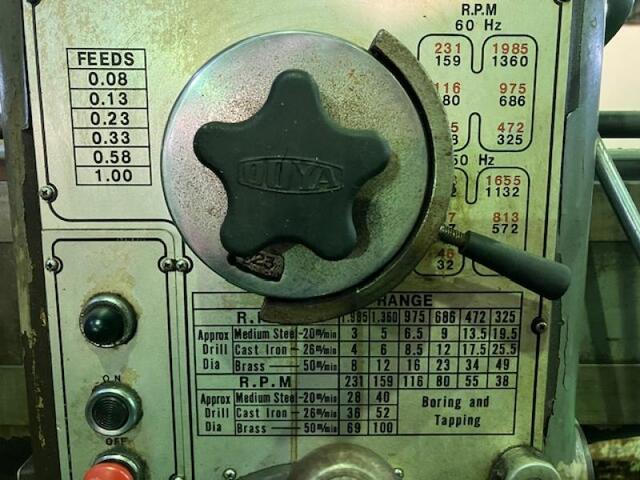  RE-1250A ラジアルボール盤 の画像 3枚目