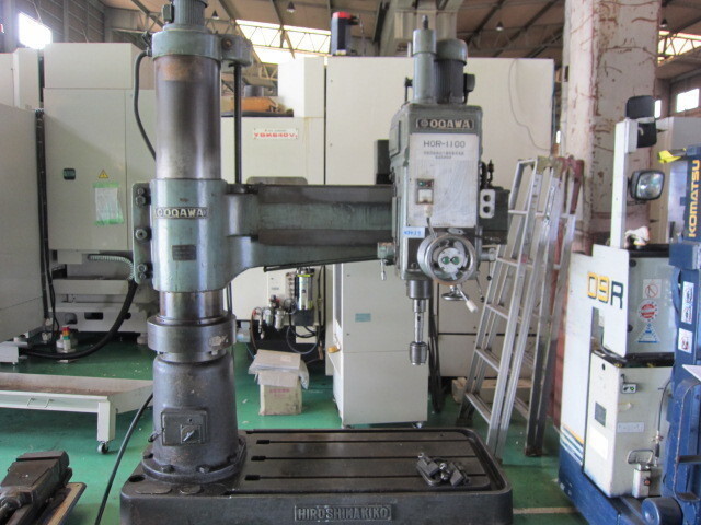 Ogawa Iron Works HOR-1100 Radial Drilling Machine Image 1