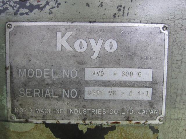 KOYO MACHINE INDUSTRIES KVD-300G Others Image 2