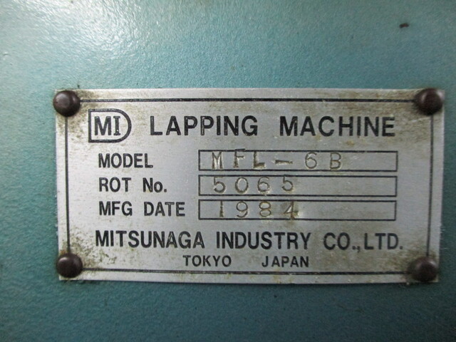  MFL-6B ラップ盤 の画像 2枚目