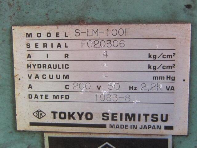 TOKYO SEIMITSU S-LM-100F Others Image 2