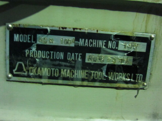 Okamoto Machine Tool Works ASM-160A Others Image 2