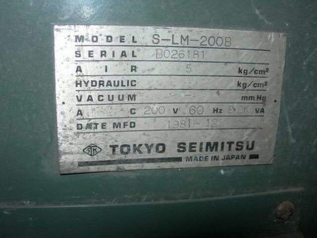 TOKYO SEIMITSU S-LM-200B Others Image 2