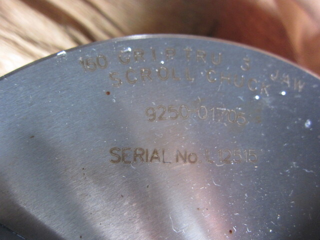 Pratt Burnerd 9250-01705 Lathe Chuck Image 4