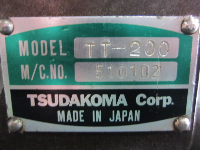 津田駒工業 TT-200 その他テーブル関連 の画像 2枚目