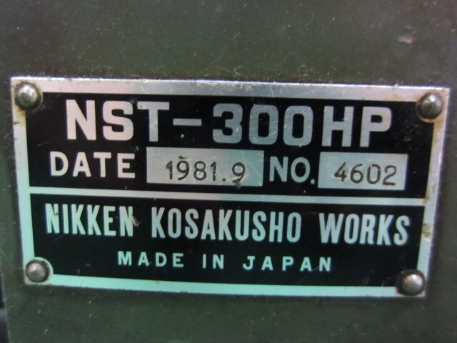 NIKKEN KOSAKUSHO WORKS NST-300HP Others Image 2