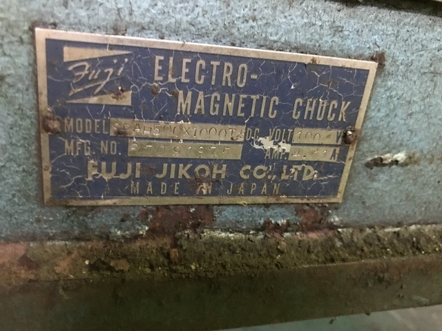 FUJI JIKOH SPAH500×1000T5 Magnet Chuck Image 2