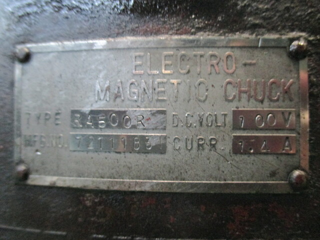 ELECTRO-MAGNETIC CHUCK RA500R マグネットチャック の画像 2枚目
