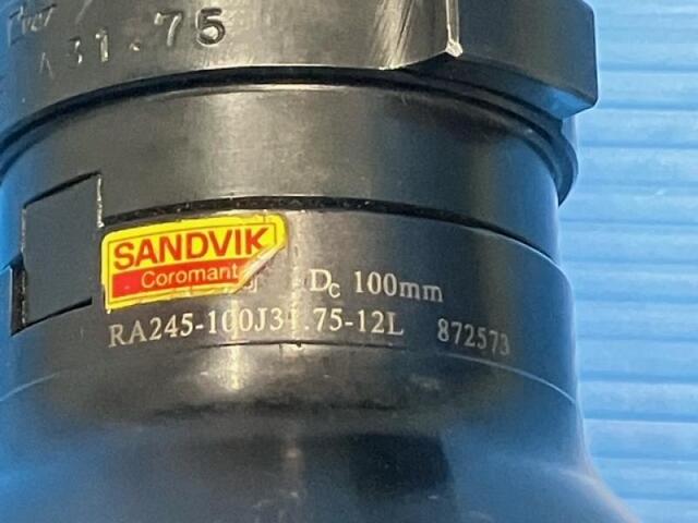 SANDVIK RA245-100J31.75-12L Milling Cutter Image 2