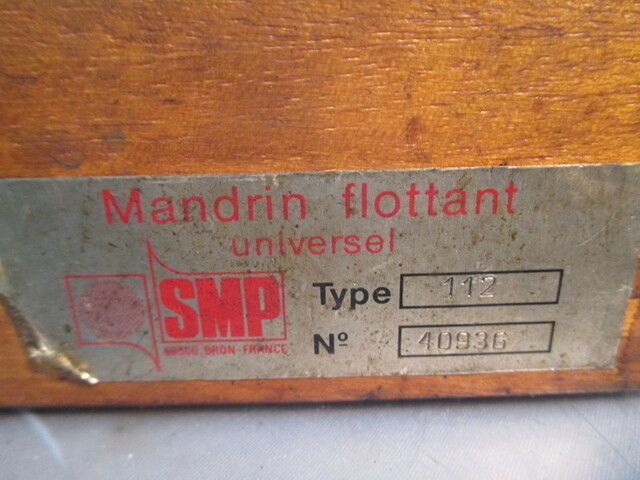 SMP Mandrin flottant universal 112 Reamer / Brooch Image 5