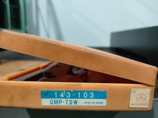 Mitutoyo OMP-75W(143-103) Micrometer (Outer) Image 2