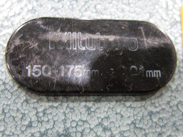 Mitutoyo OM-175(103-143) Micrometer (Outer) Image 2