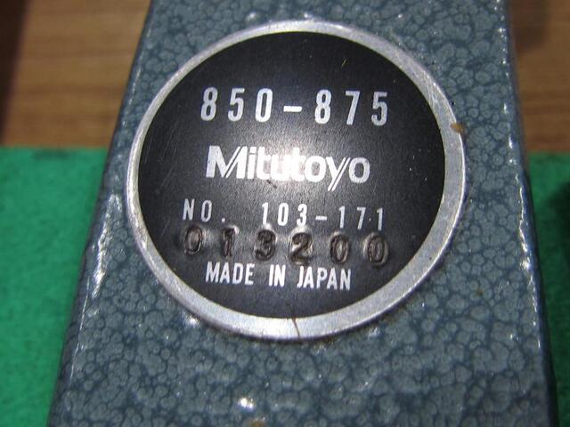 Mitutoyo OM-875(103-171) Micrometer (Outer) Image 2