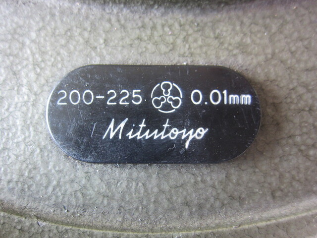 Mitutoyo OM-225(103-145A) Micrometer (Outer) Image 3