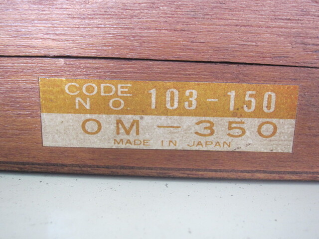 Mitutoyo OM-350(103-150) Micrometer (Outer) Image 2