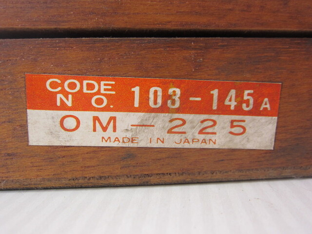 Mitutoyo OM-225(103-145A) Micrometer (Outer) Image 2