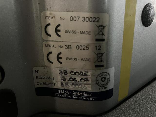 tesa micro-hite 600 ハイト の画像 2枚目