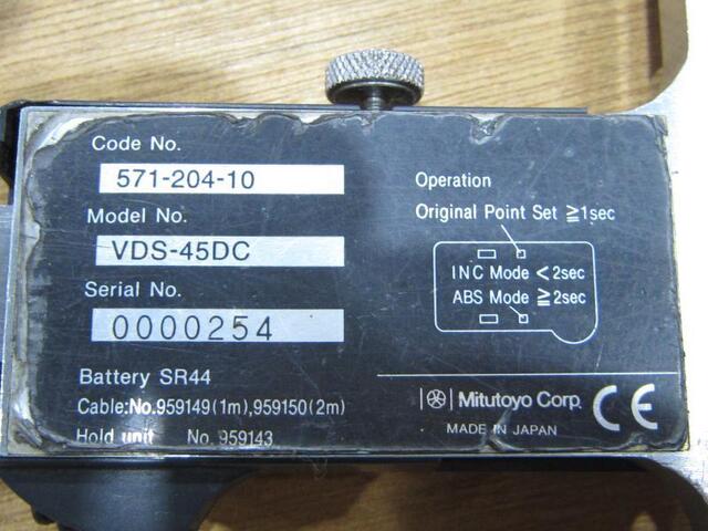 Mitutoyo VDS-45DC(571-204) Debs Image 4