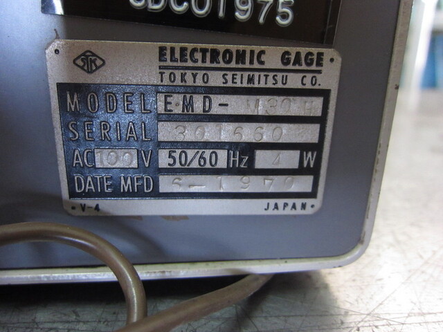 東京精密 EMD-M30H その他測定ゲージ関連 の画像 3枚目