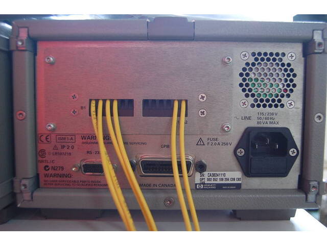 ヒューレッドパッカード Agilent86060C その他測定ゲージ関連 の画像 3枚目
