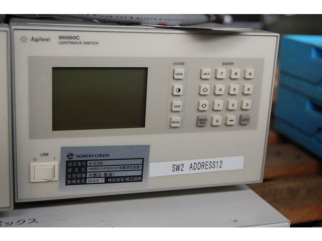 ヒューレッドパッカード Agilent86060C その他測定ゲージ関連 の画像 4枚目
