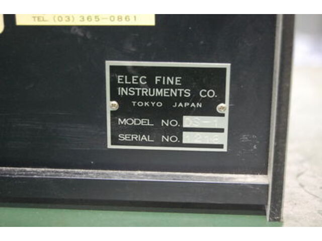 ELEC FINE INSTRUMENTS DS-1 その他測定ゲージ関連 の画像 2枚目
