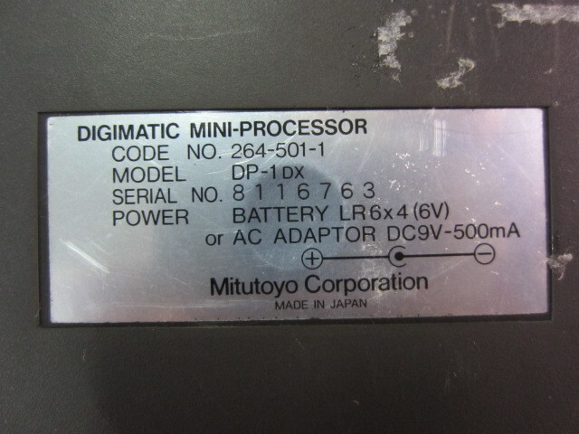 Mitutoyo DP-1DX（264-501-1） Others Image 2