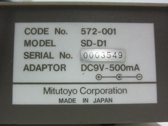 ミツトヨ SD-D1(572-001) その他工具・機器周辺機器関連 の画像 2枚目
