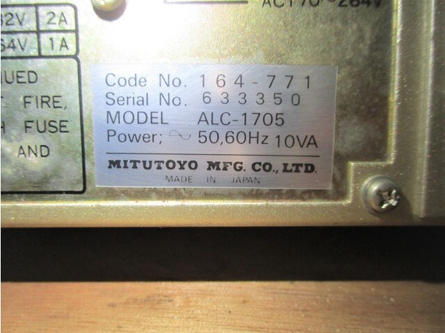 ミツトヨ ALC-1705(164-771) その他工具・機器周辺機器関連 の画像 2枚目