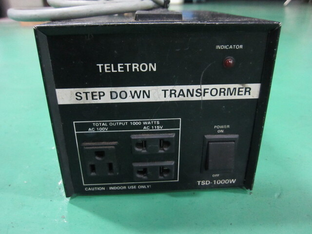 TELETRON TSD-1000W 発電機/トランス の画像 1枚目
