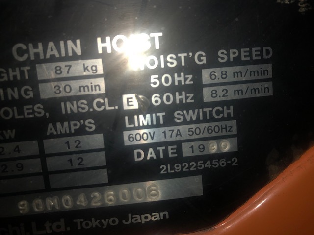 Hitachi Industrial Equipment Systems 2FH Chain-Block / Lever block Image 5