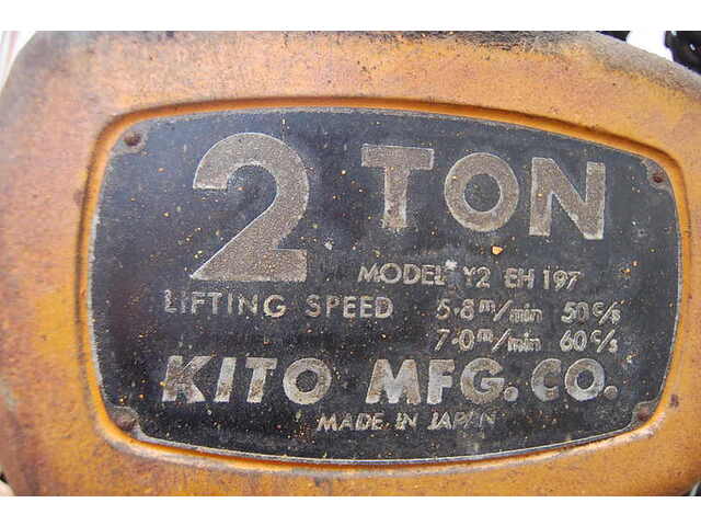 KITO Y2EH197 Chain-Block / Lever block Image 2