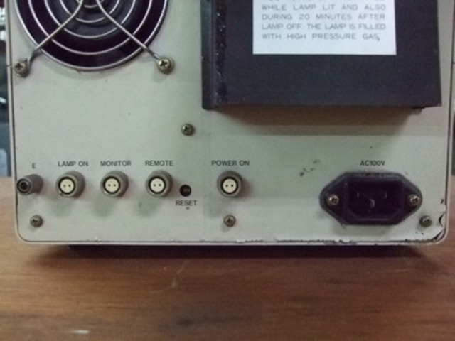  UV LIGHT SOURCE　HLS210U その他工具・機器周辺機器関連 の画像 4枚目