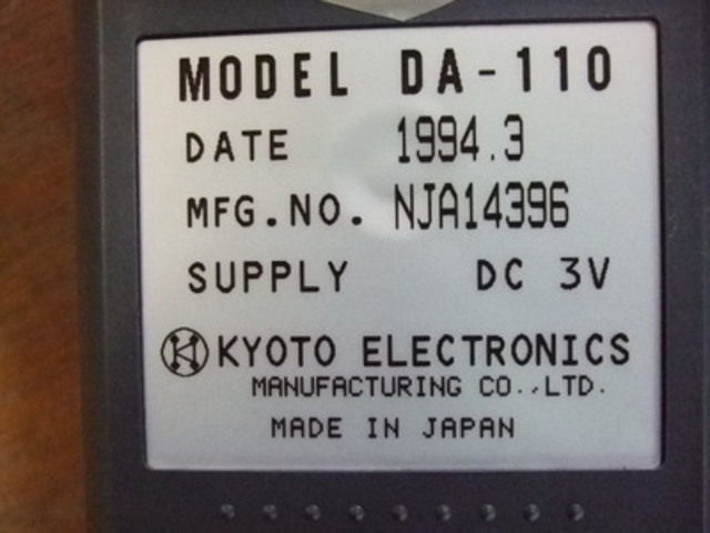 京都エレクトロニクス DA-110（新古品） その他工具・機器周辺機器関連 の画像 2枚目