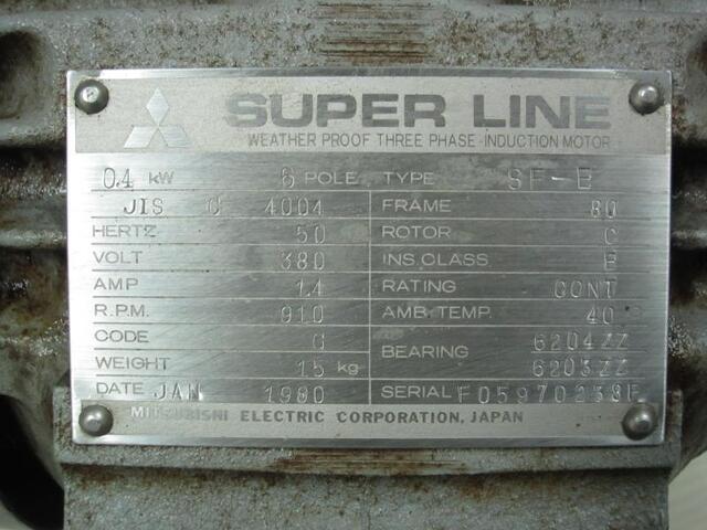 三菱電機 SF-E その他モーター関連 の画像 2枚目