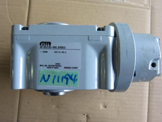 ニッセイ AF2SZ25-60L200S2 減速機 の画像 1枚目