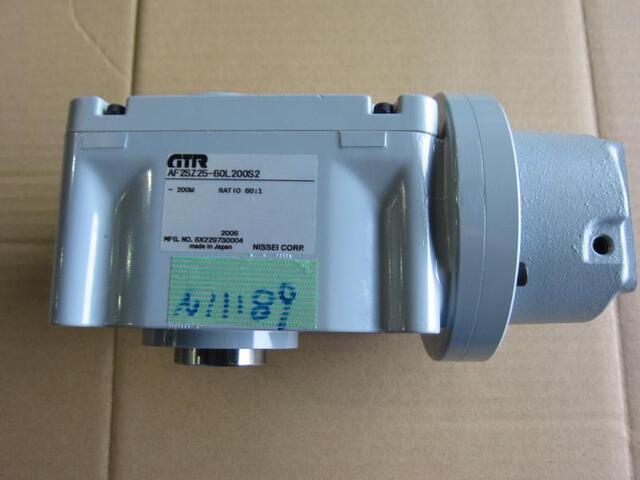 ニッセイ AF2SZ25-60L200S2 減速機 の画像 1枚目