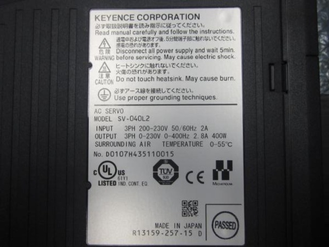 Keyence SV-040L2 Others Image 2