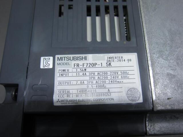 三菱電機 FR-F720P-1.5K その他工具・機器周辺機器関連 の画像 2枚目