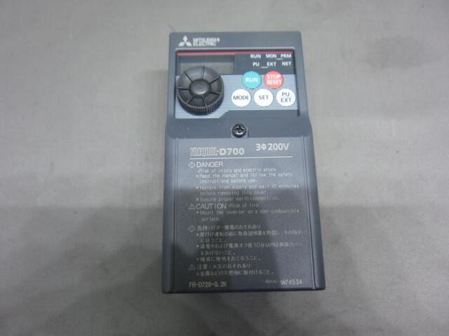 三菱電機 FR-D720-0.2K その他工具・機器周辺機器関連 の画像 1枚目