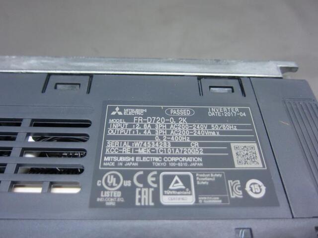 三菱電機 FR-D720-0.2K その他工具・機器周辺機器関連 の画像 2枚目