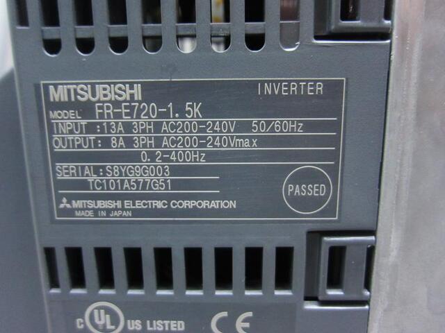 三菱電機 FR-E720-1.5K その他工具・機器周辺機器関連 の画像 7枚目