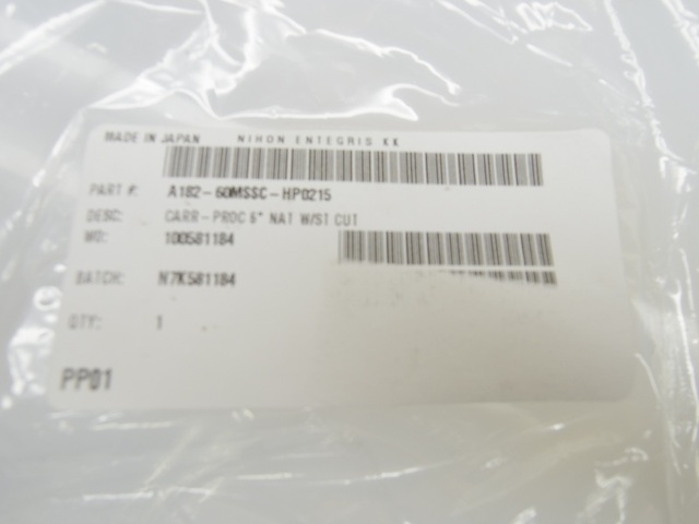 Nihon Entegris CARR-PROC 6”NAT　W/ST CUT その他工具・機器周辺機器関連 の画像 3枚目