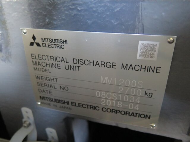 Mitsubishi Electric MV-1200S（D-CUBES） EDM (Wire) Image 25