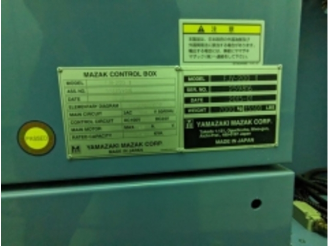 マザック FJV-200II 立型マシニングセンタ の画像 10枚目