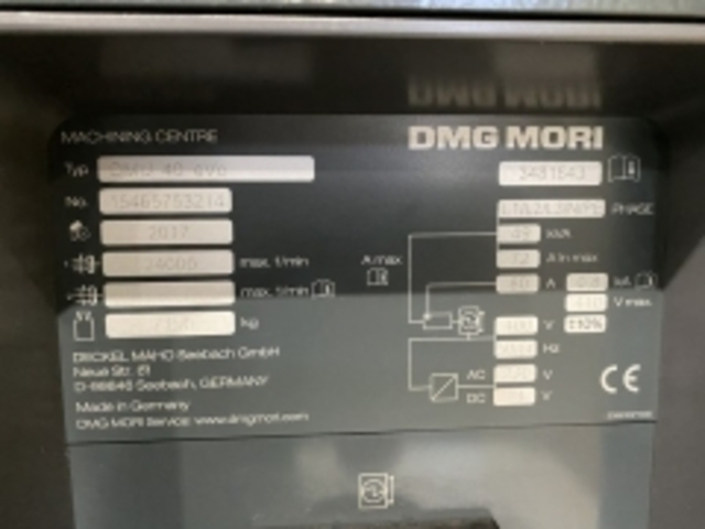 DMG MORI DMU40 evo 5Axis Machining Center Image 22