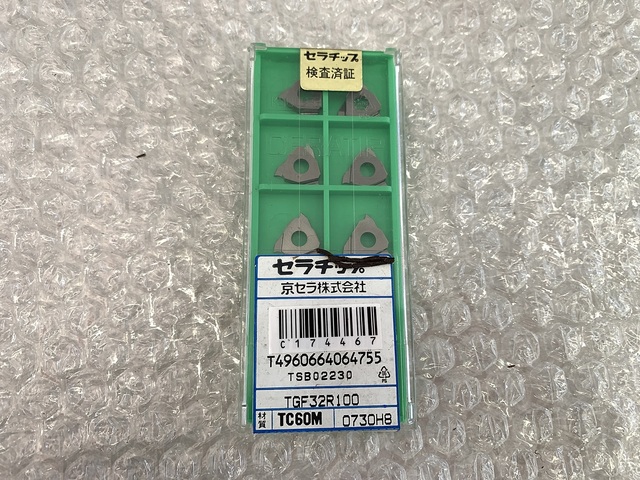 京セラ TGF32R100-TC60M インサート・チップ の画像 1枚目