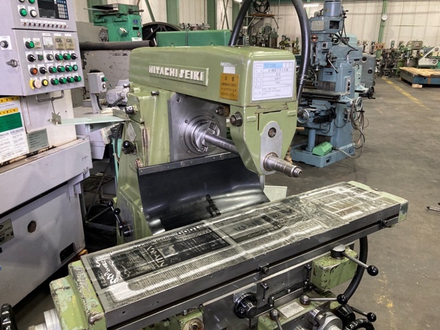 日立精機 MS-P 横型フライス盤 の画像 1枚目