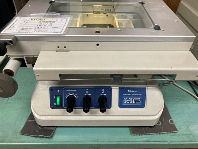 ミツトヨ MF-1020 顕微鏡 の画像 2枚目