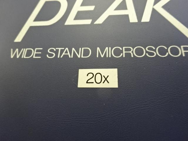 PEAK 20× 顕微鏡 の画像 8枚目